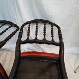 Pair of chairs Napoleon III model Opera
