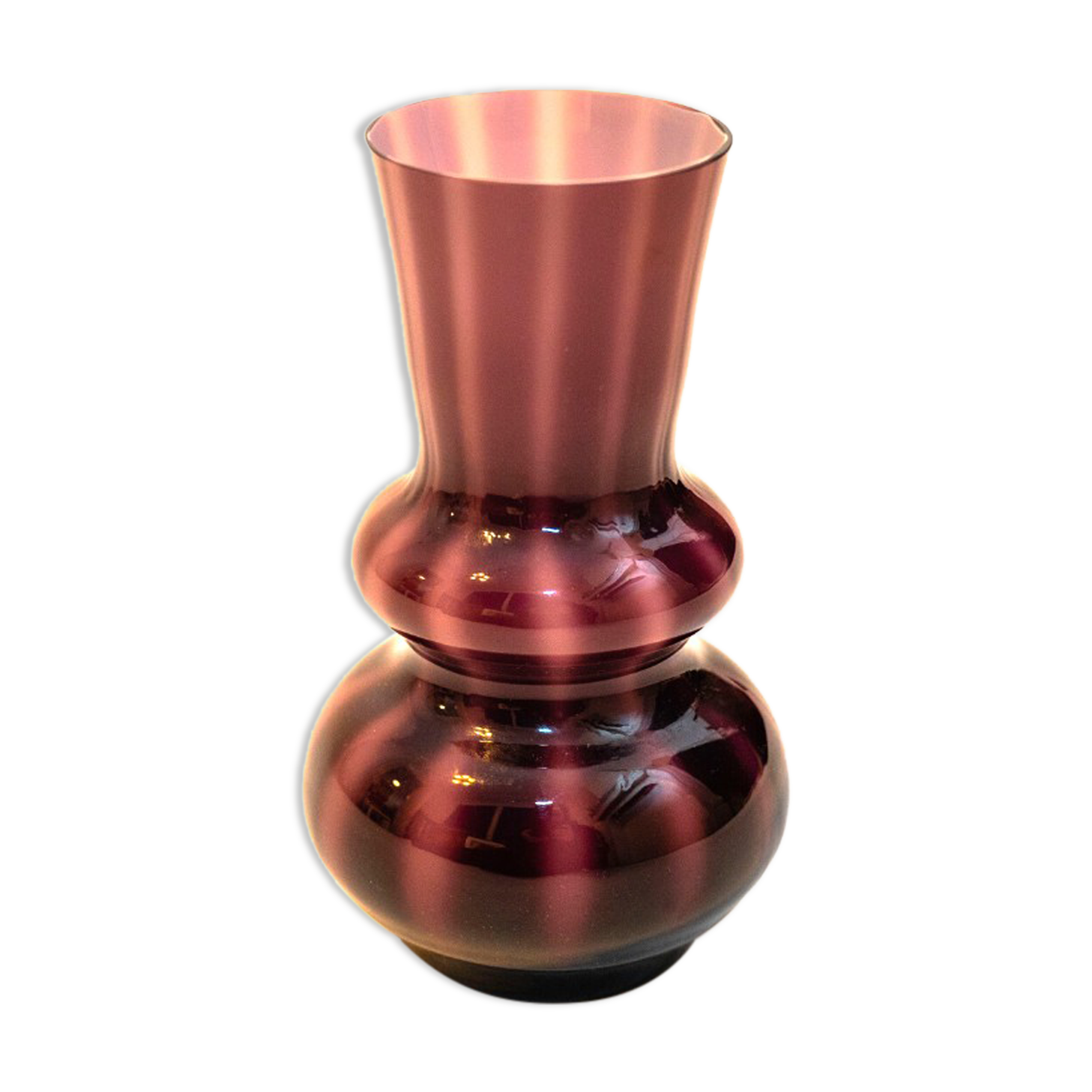 Blown glass vase, Friedrich design, Germany, 1960