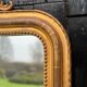 Louis XV style mirror in stuccoed and gilded wood, circa 1880