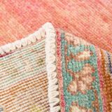 5x9 Pink & Navy Blue Soft Pastel Persian Rug, 152x272Cm SK 20089