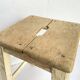 Wooden workshop stool from the 1950s