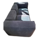 Canapé modulable AMPM en velours bleu