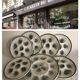 6 oyster plates and their dish - Moulin des Loups