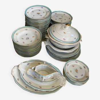 Old porcelain service 66 pieces