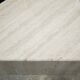 Series of 2 vintage travertine coffee tables published by Roche Bobois