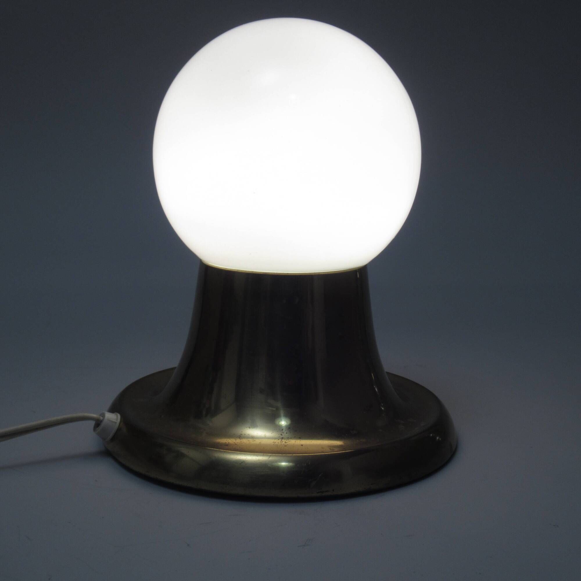 Brass lamp Light Ball Achille and Pier Giacomo Castiglioni Flos