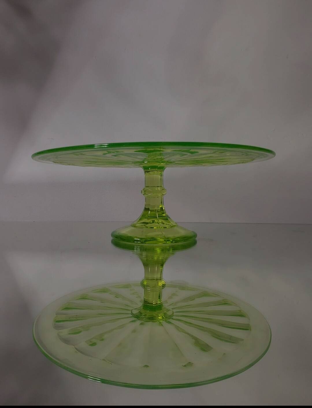 Uranium d'annagroen art déco émaillé taartschotel, Ø 31 cm