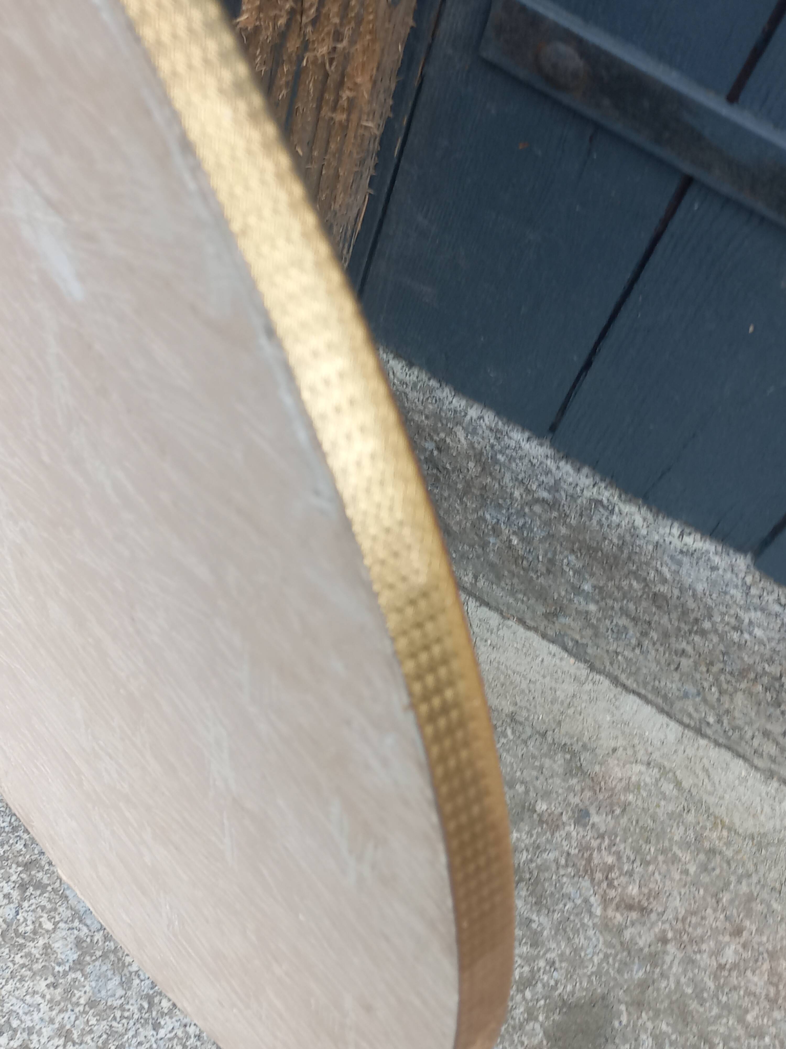 Vintage ceramic mirror from the 1960s.