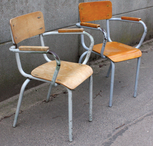 Chaise Ecolier Instituteur Vintage Selency