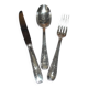 LCF set of 36 silver cutlery for starters and desserts, 1950s design Le Couvert Français