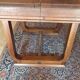 Beautiful square dining table in solid walnut, Art Deco style / 1930s.