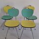 4 formica chairs