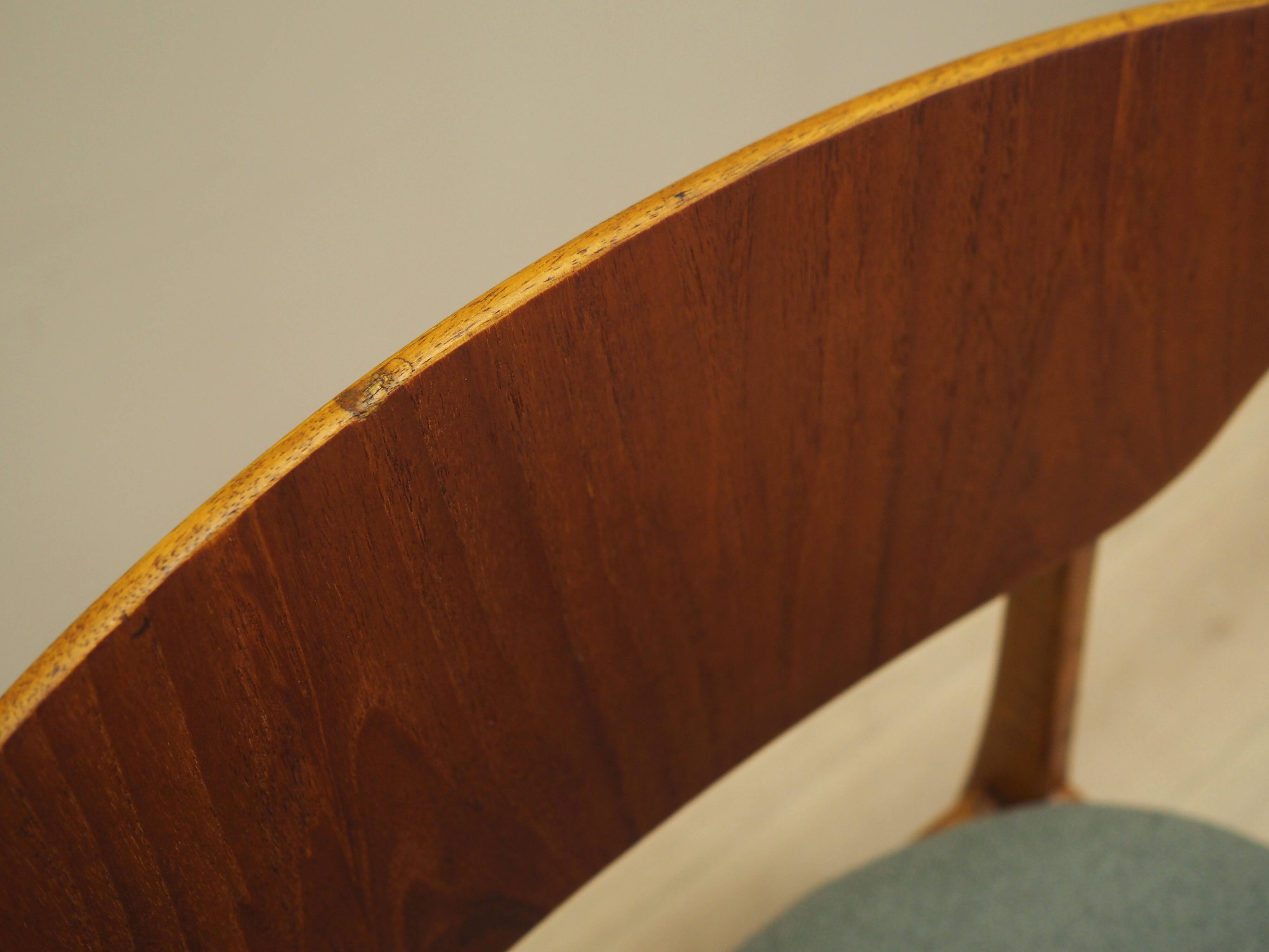 Set of six teak chairs, Danish design, 1970s, production: Denmark