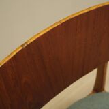 Set of six teak chairs, Danish design, 1970s, production: Denmark
