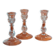 Crystal candle holders