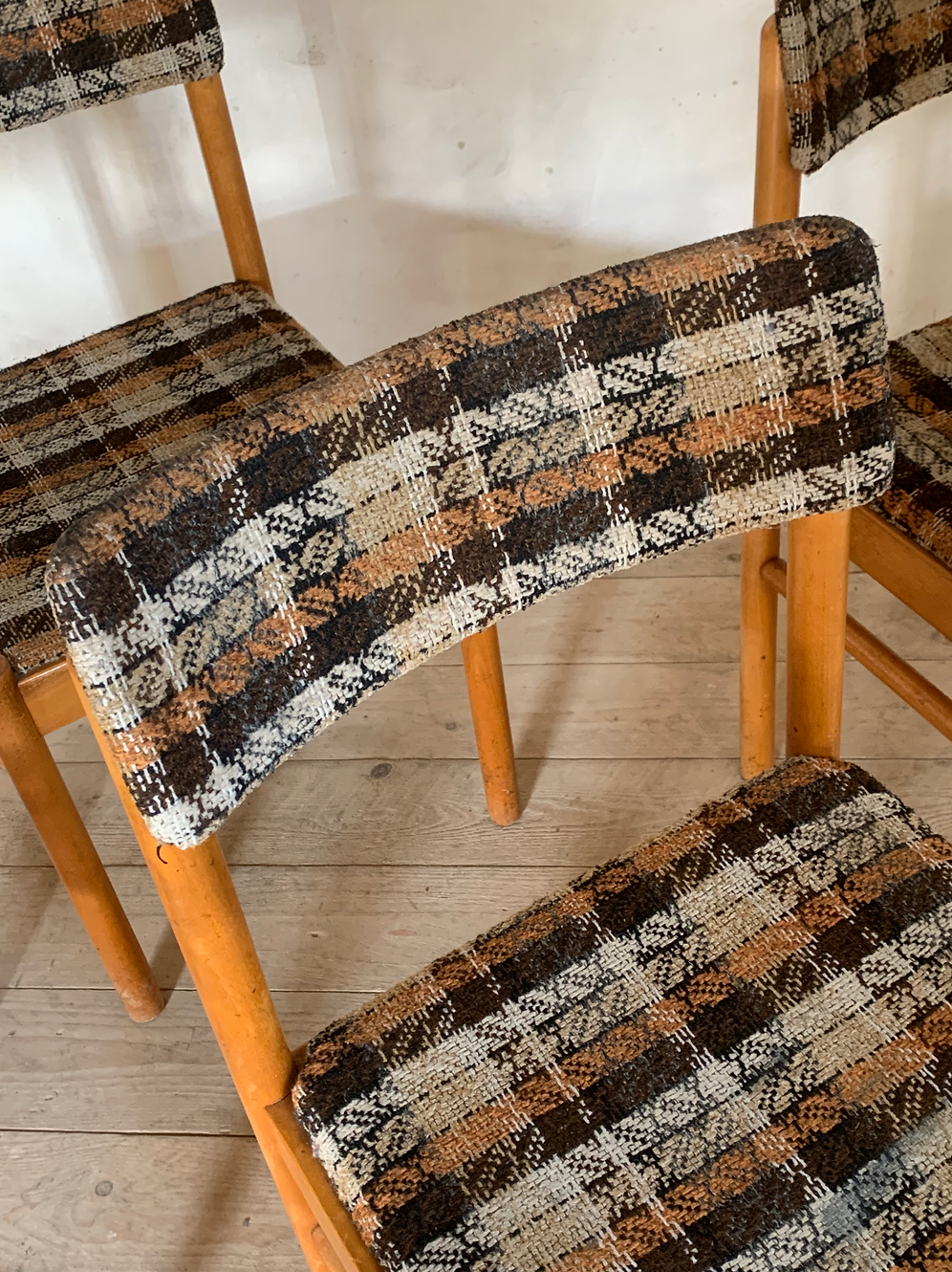 Vintage Baumann Scandinavian style chairs