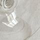 4 old crystal champagne glasses