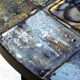 1960s glazed ceramic coffee table