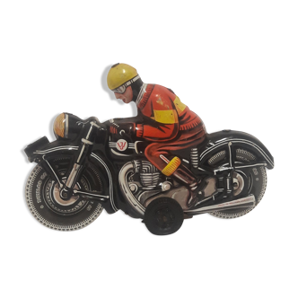 Vintage tin toy motorcycle