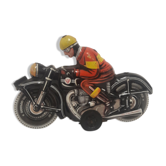 Moto vintage tin toy