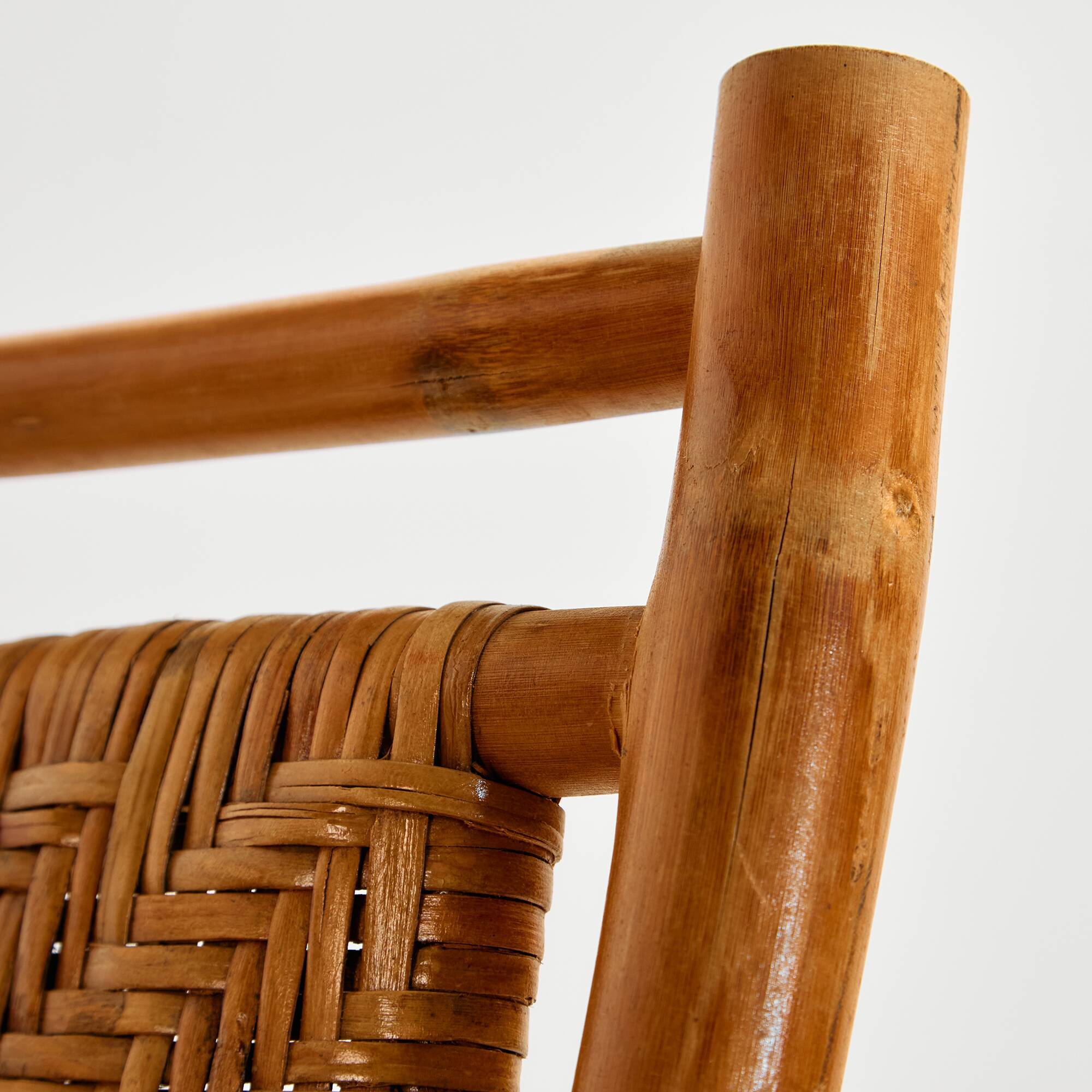Foldable bamboo chair