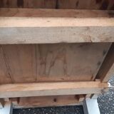 Desk in patinated wood, early 20th century