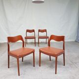 Lot de 4 chaises 1959