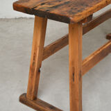 Console rustic solid wood