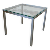 Chrome side table