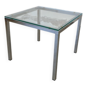 Chrome side table