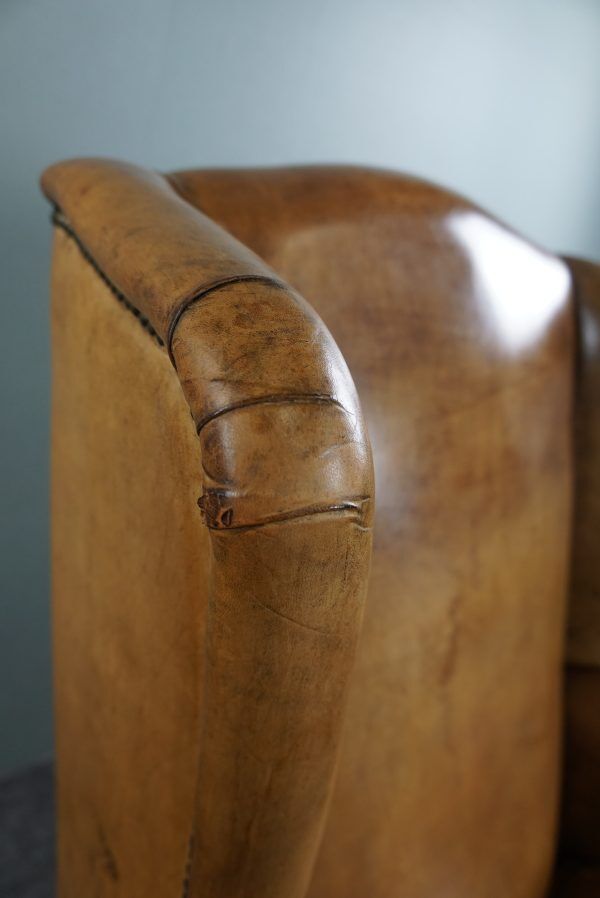 Classic sheepskin armchair