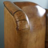 Classic sheepskin armchair