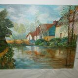 Oil painting on canvas