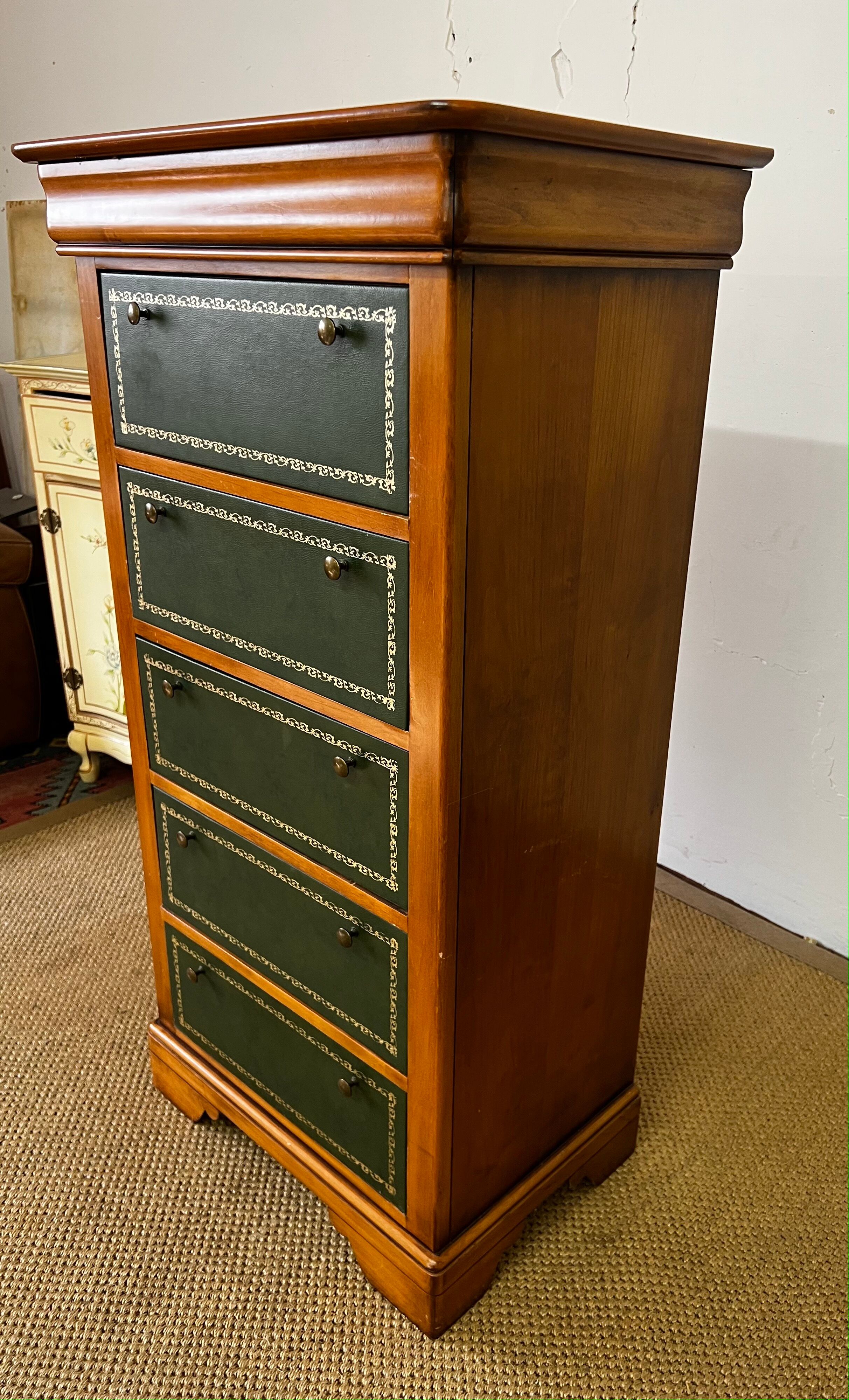 Notary furniture Louis Philippe style cherry wood