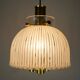 limburg mid century PENDANT LIGHT model P 239 a 4168 glass and brass 1960s
