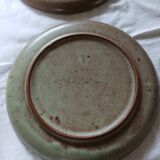 8 flat plates and 1 Vallauris dish