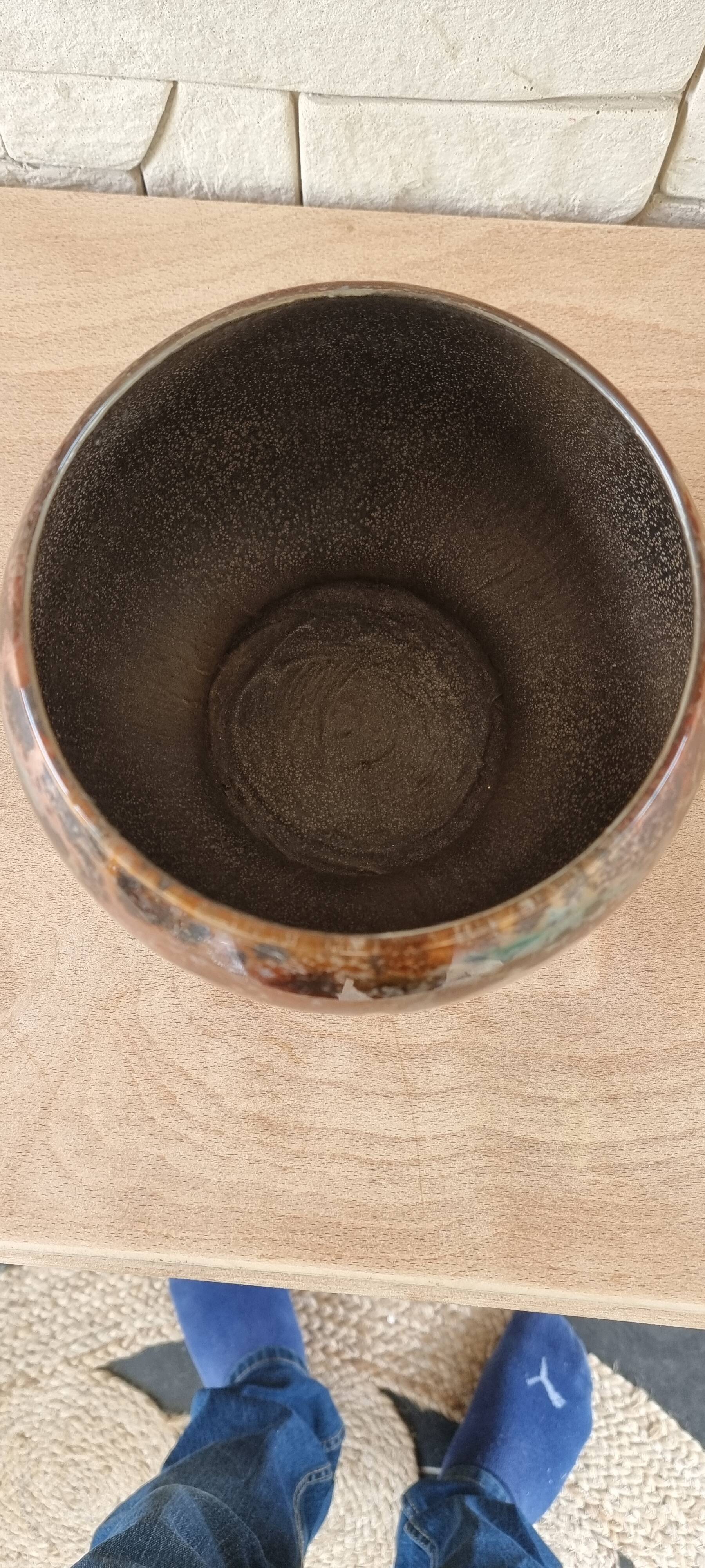 Laque Line glass vase