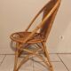 Louis Sognot vintage rattan desk and chair