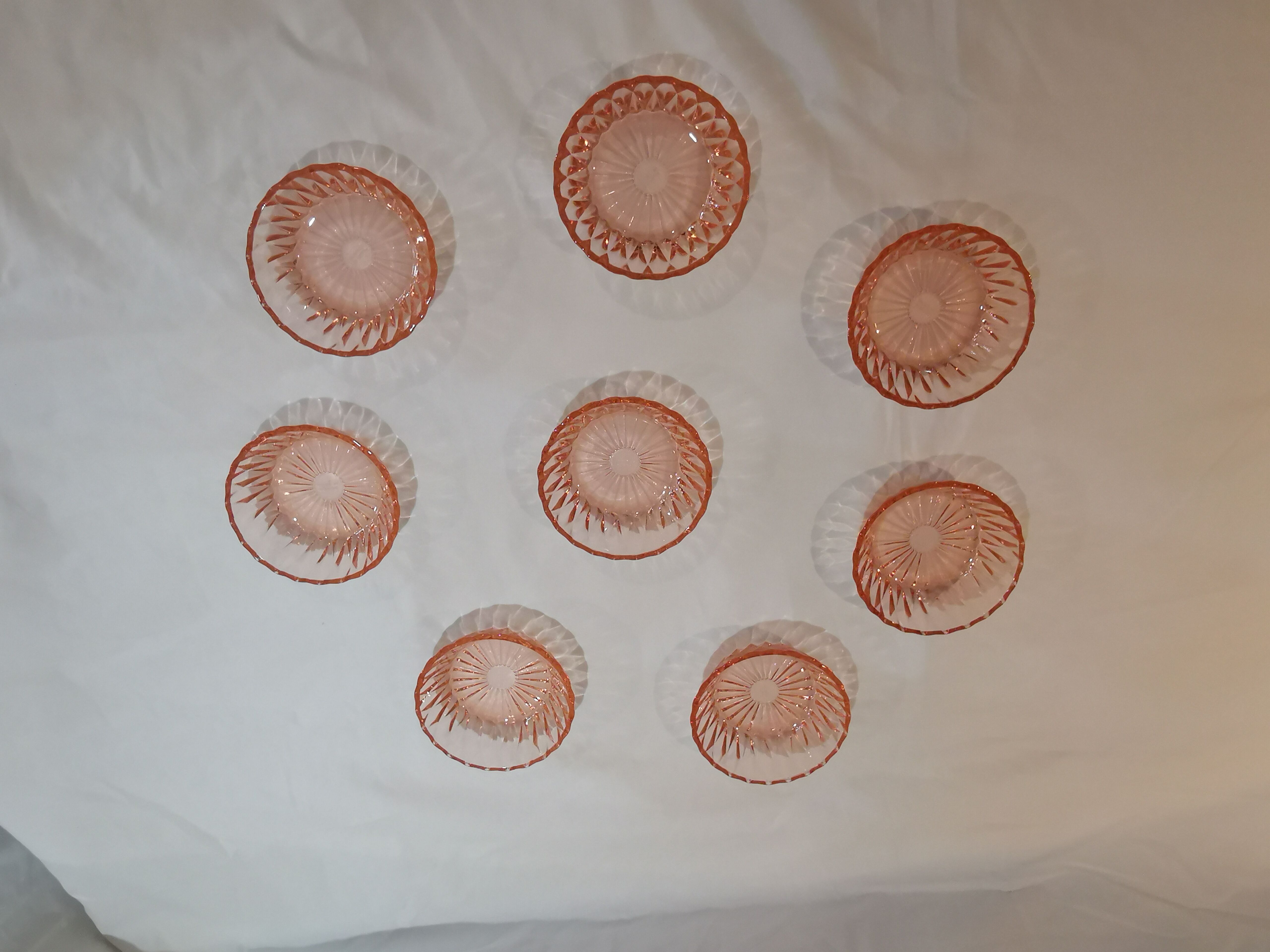 Vintage Arcopal Rosaline Cups