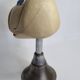 Carved hat door, folk art object carved from a painted piece of wood, 34 cm