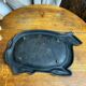 Antique cast iron meat plate