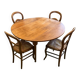 Drop-leaf table in cherry/merisier, Louis-Philippe style