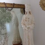 Statuette plâtre signée Pommier