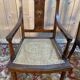 Paire de fauteuils d'époque Art Déco en cannage