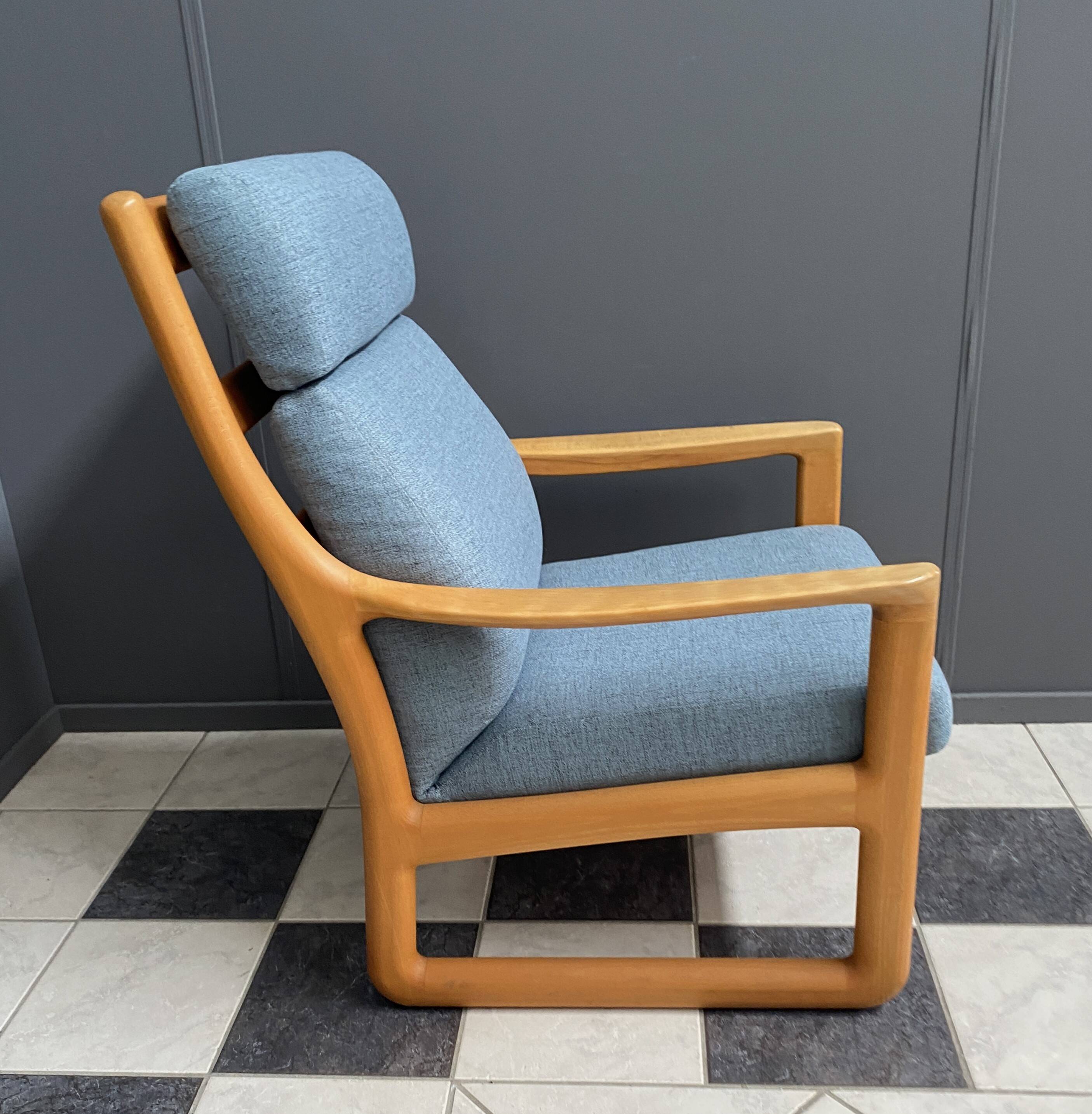 Danish highback chair by Johannes Andersen for Silkeborg