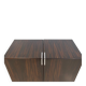 Commode en bois et acier, Fabio Lenci pour Bernini