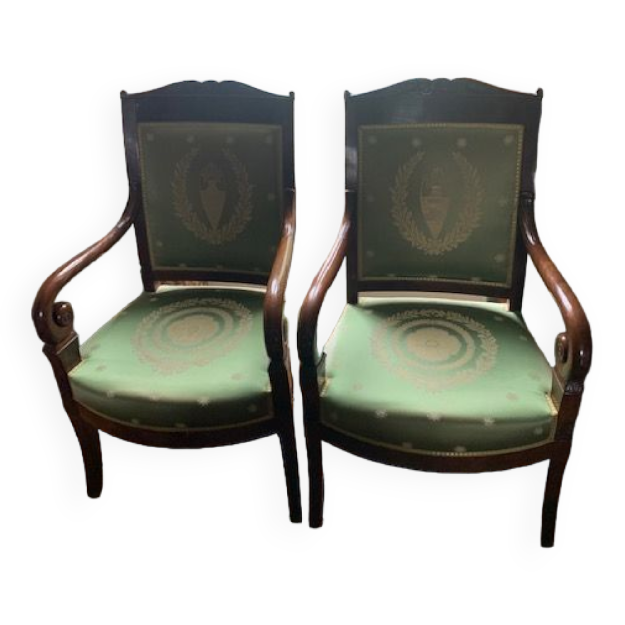Armchairs empire mahogany era