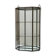 Vitrine en verre et laiton