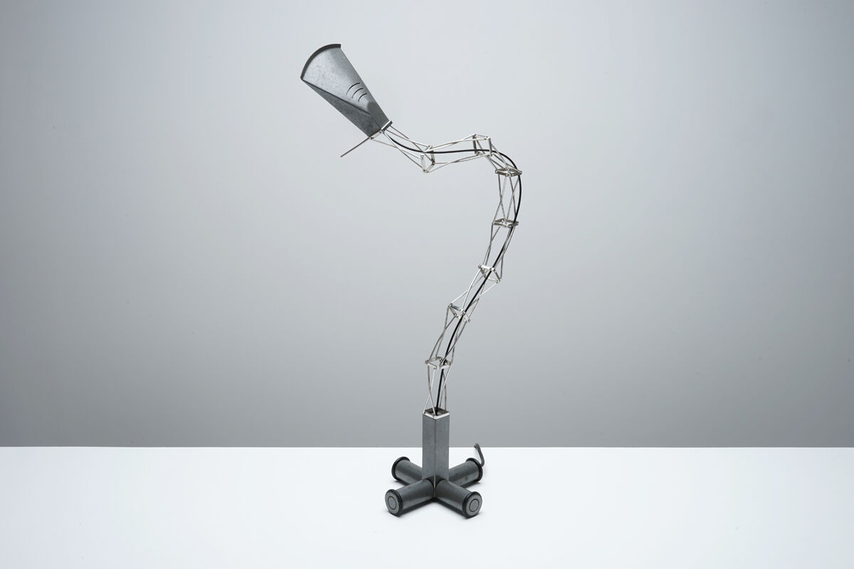 Yaacov Kaufman lamp Multi X editions Lumina circa 1980