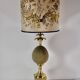 Brass Pineapple Lamp 1970 vintage France